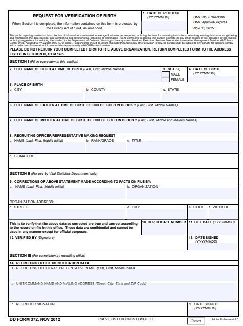 Download dd Form 372