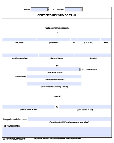 Download dd Form 490