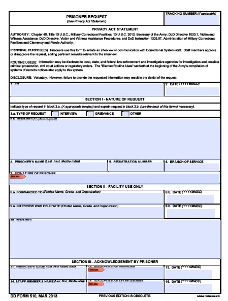 Download dd Form 510