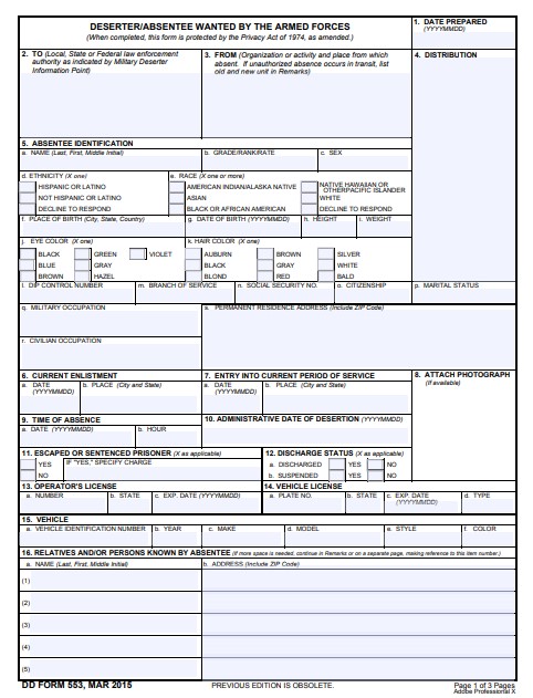 Download dd Form 553