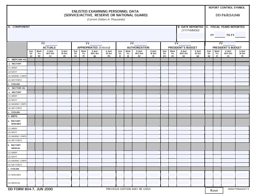 Download dd Form 804-7