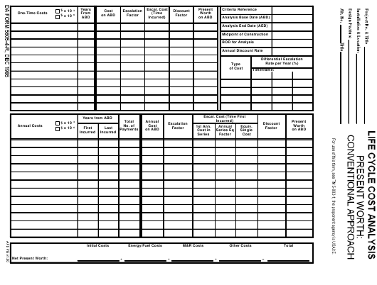 DA Form 5605-4-R form preview