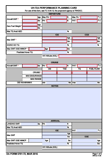 DA Form 5701-72 form preview
