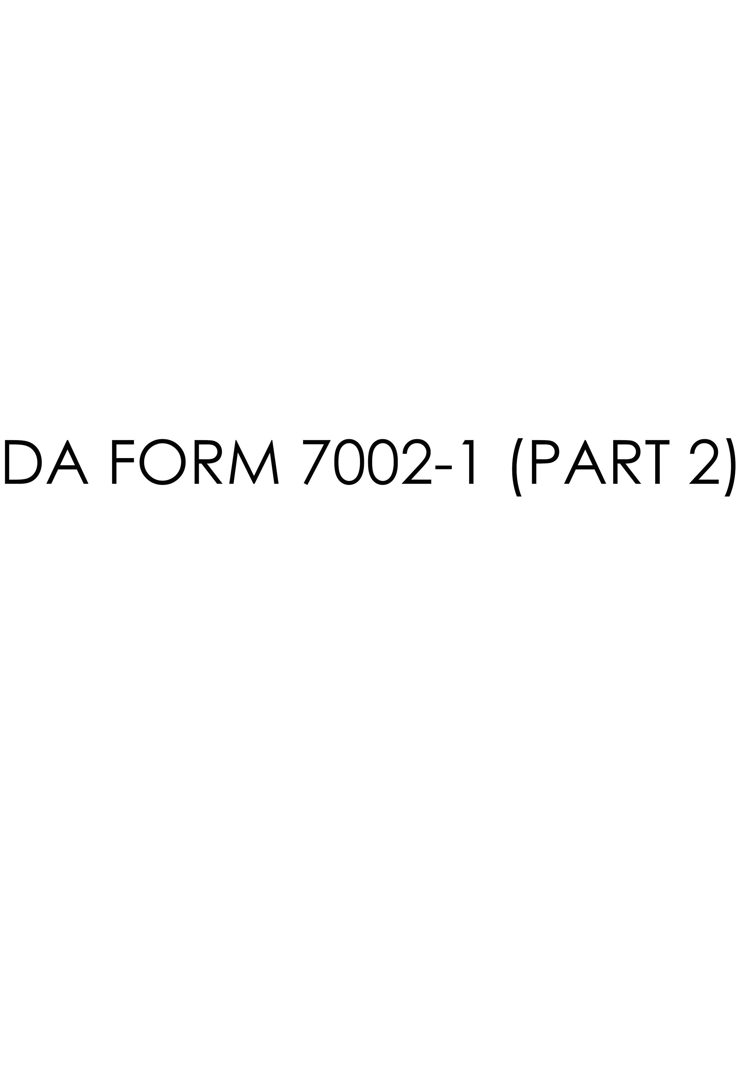 DA Form 7002-1-PART-2- form preview