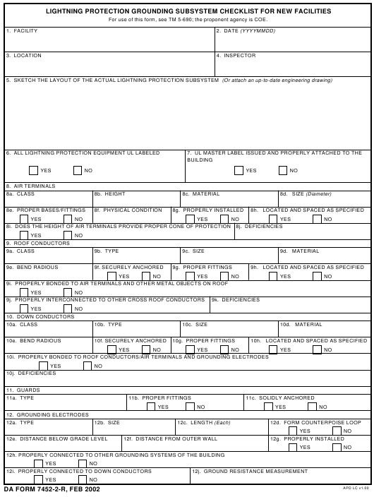 DA Form 7452-2-R form preview