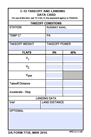 DA Form 7739 form preview