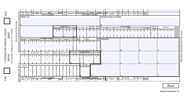 DD Form 1348 form preview