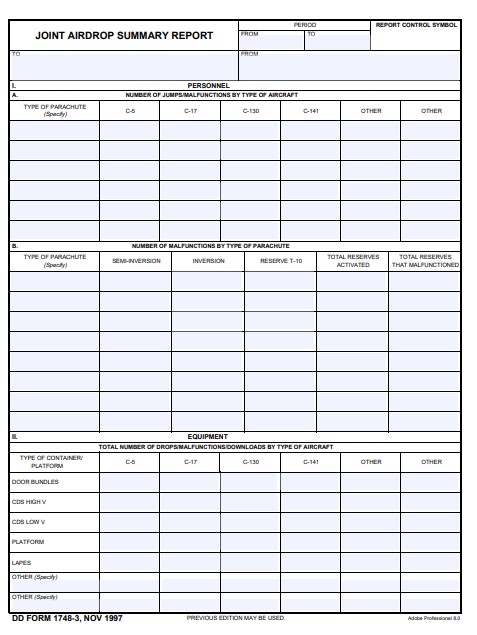 DD Form 1748-3- form preview