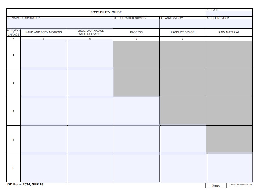 DD Form 2034 form preview