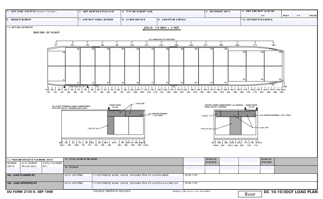 DD Form 2130-5 form preview