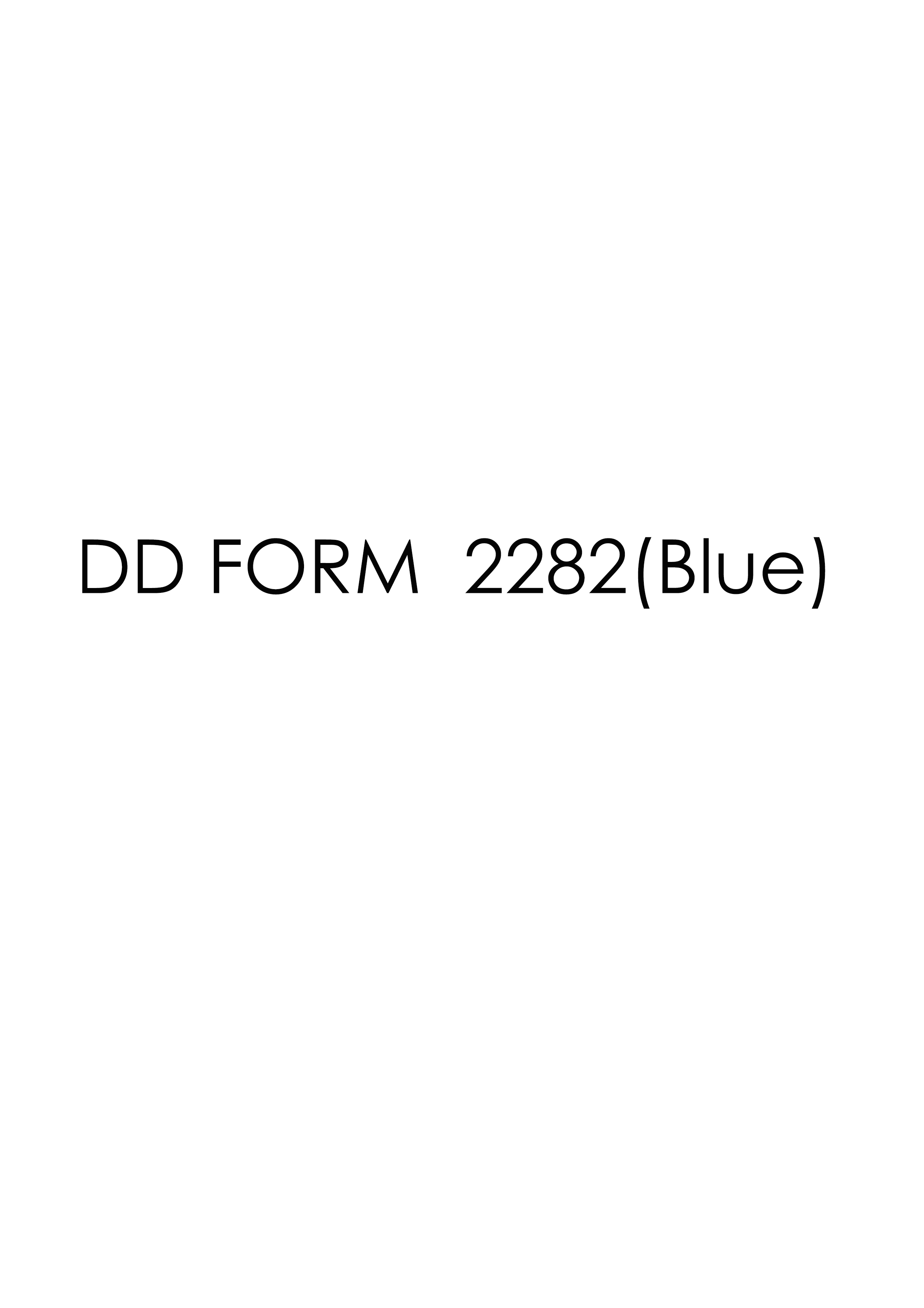 DD Form 2282-BLUE- form preview