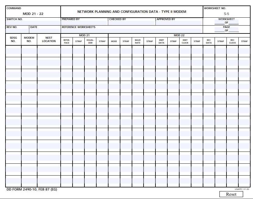 DD Form 2490-10 form preview