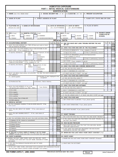 DD Form 2493-1 form preview