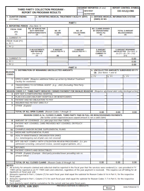 DD Form 2579 form preview