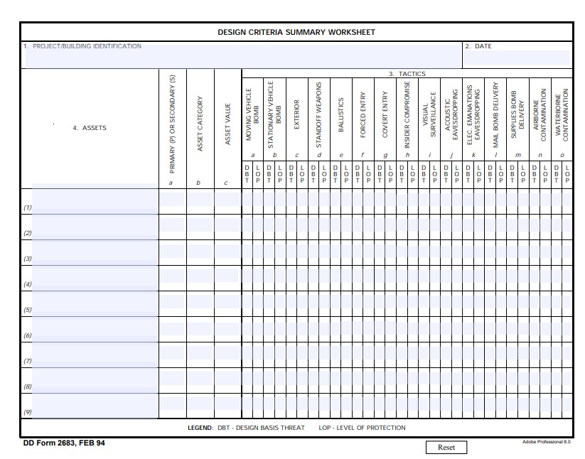 DD Form 2683 form preview