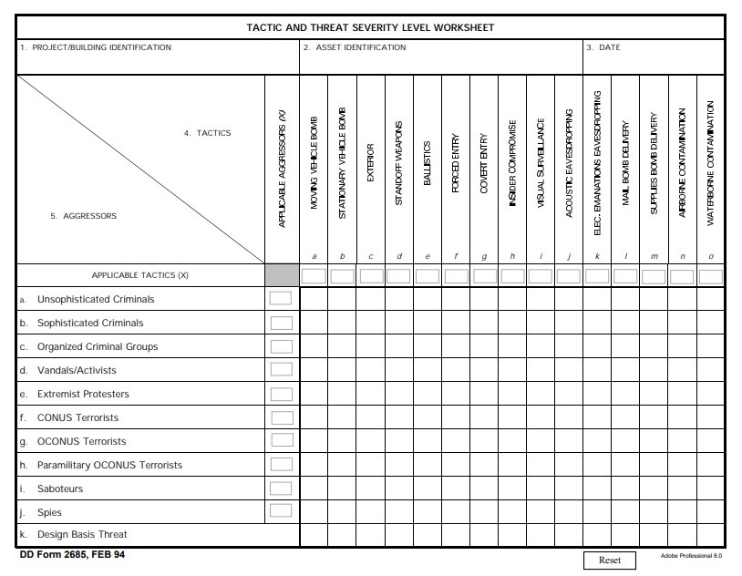 DD Form 2685 form preview