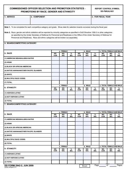 DD Form 2942-2 form preview