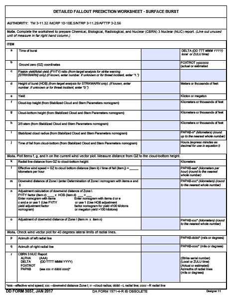 DD Form 3037 form preview